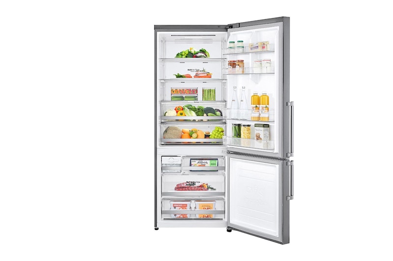 LG Offerta Kit Esclusivo: Frigorifero combinato 70cm Classe E, 462L + Microonde NeoChef 25 litri, potenza 1000W, GBB567PZCMB.MH6565